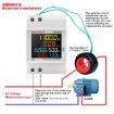 SINOTIMER SDM009 Multifunctional Din Rail Electricity Meter AC250-450V - 2