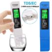 Backlight TDS & EC Water Quality Conductivity Test Pen (White) - 2