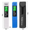 Backlight TDS & EC Water Quality Conductivity Test Pen (White) - 3