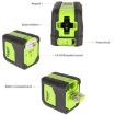 9011R Red Beam Laser Level 20mW 2 Line for Walls & Floors - 3