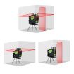 901CR H360/V130 Laser Level 5 Line Red Beam IP54 Waterproof Red - 3