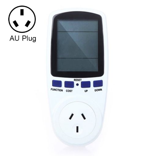 LCD Display Power Meter Energy Monitor 240V 10A AU Plug - 1