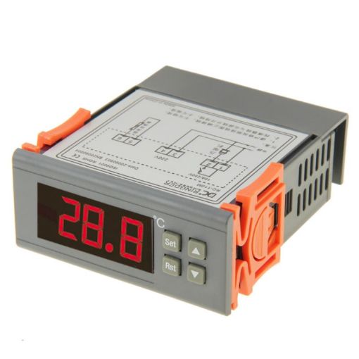 RC-110M Digital LCD Thermostat Regulator with Sensor, -40 to 110C - 1