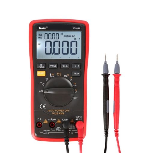 Kaisi K-9033 LCD Handheld Digital Multimeter for Phone Repair - 1