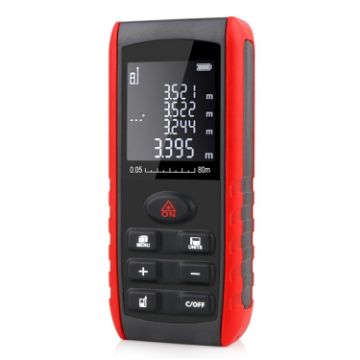 E80 Laser Rangefinder Digital Handheld Distance Meter 80m Device - 1