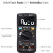 BSIDE ZT102A LCD 6000 Words Auto Digital Multimeter  - 6