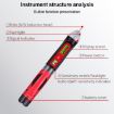 WINTACT WT3010 Non-Contact LED AC Voltage Detector Pen 12-1000V - 6