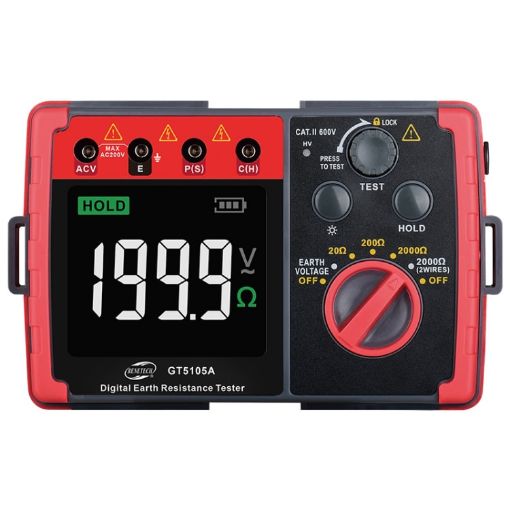 BENETECH GT5105A Professional Earth Ground Resistance Tester Meter - 1