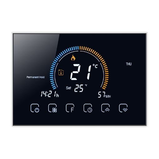 BHT-8000-GC Smart Home Energy-saving Thermostat without WiFi (Black) - 1