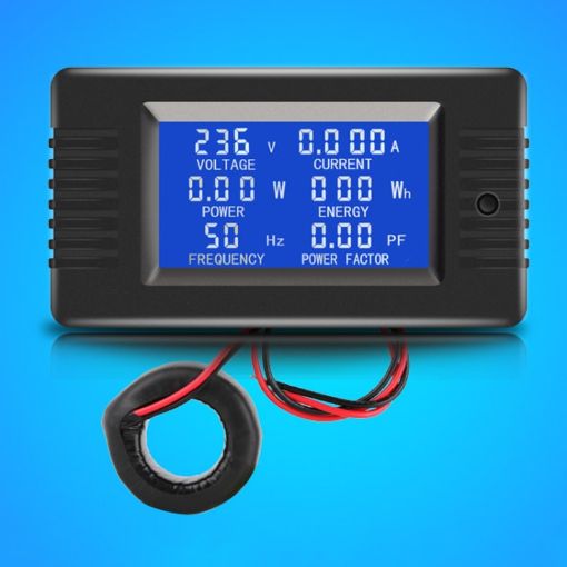 Peacefair 100A Multifunctional AC Power Monitor with Digital Display - 1