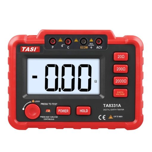 TASI TA8331A High Accuracy Digital Ground Resistance Meter - 1