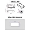 SUPNOVA DC 8-100V Battery Capacity Indicator Voltmeter White - 3