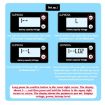 SUPNOVA DC 8-100V Battery Capacity Indicator Voltmeter White - 7