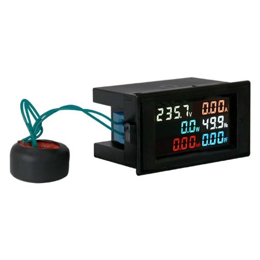 6 in 1 AC Voltage & Current Digital Display Instrument D69-2058 - 1