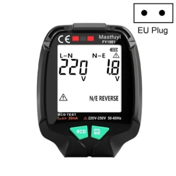 FUYI FY1881 High Precision EU Plug Power Polarity Phase Tester - 1