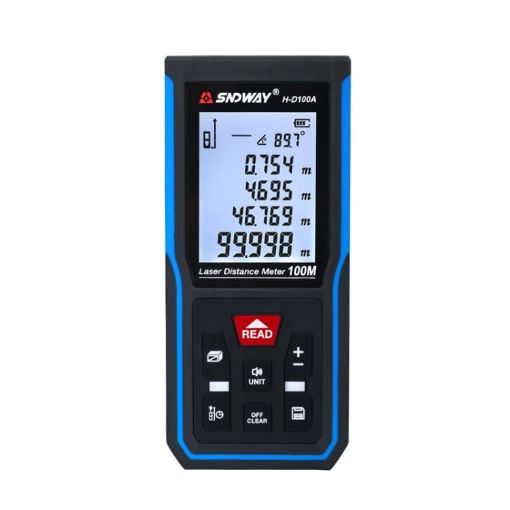 SNDWAY H-D100A Handheld 100m Laser Rangefinder Measuring Tool - 1