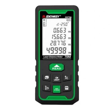 SNDWAY SW70G 70m High-Precision Green Laser Rangefinder Indoor Outdoor - 1