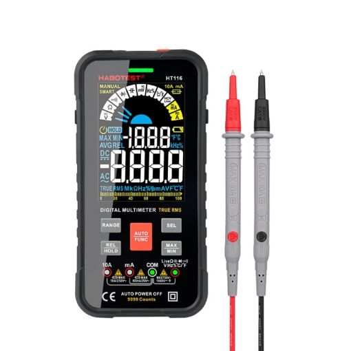 HABOTEST HT116 Smart Automatic Digital Multimeter Large Screen - 1