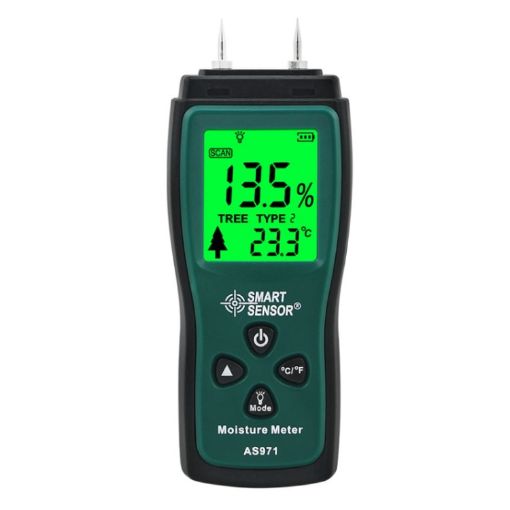 AS971 Smart Sensor Moisture Tester for Wood Furniture Making - 1