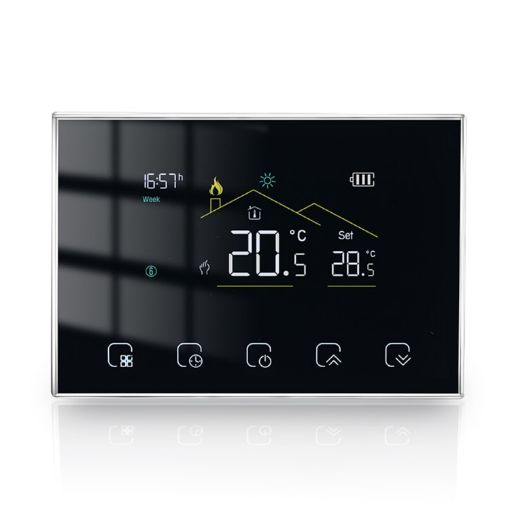 BHT-8000RF-VA-GA Smart LED Screen Thermostat, Water Heating, No WiFi - 1