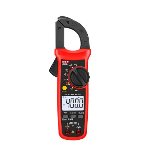 UNI-T UT202+ Digital Clamp Multimeter, AC/DC Voltage Detector - 1