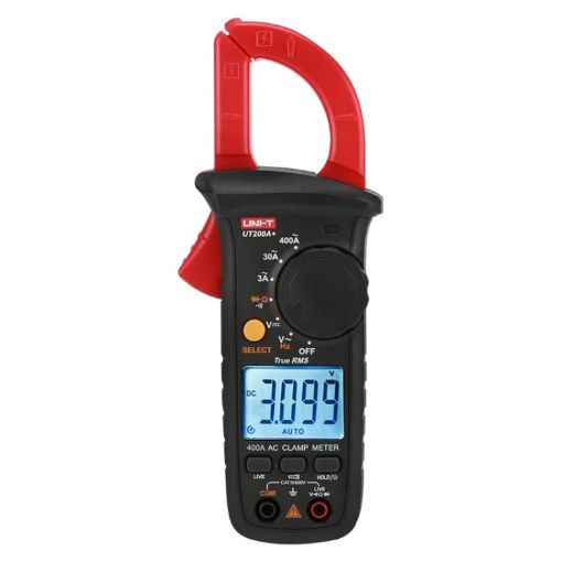 UNI-T UT200A+ Clamp Multimeter 400A Voltage & Resistance Tester - 1