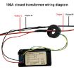KWS-AC300-100A Digital AC Voltmeter 50-300V with Transformer (Black) - 4