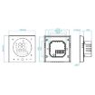 Smart WiFi LED Thermostat for Water Heating 95-240V AC 5A, Black - 2