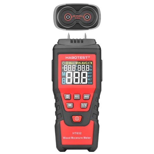 HABOTEST HT632 Digital Display Multifunctional Wood Moisture Detector - 1