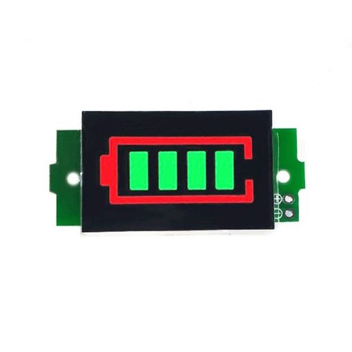 Green Lithium Battery Fuel Gauge Display Module - 1