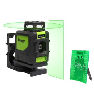 901CG H360 Laser Level 5 Line Green Beam, IP54, Wall/Floor Use - 1