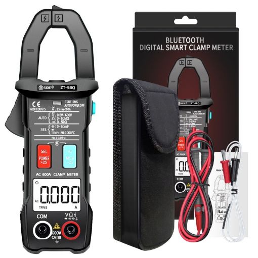 BSIDE Smart AC Clamp Meter ZT-5BQ, Bluetooth 5.0, 6000 Words - 1