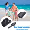 Metal Detector Shovel & Sand Scoop Set Digging Tool (Black) - 5