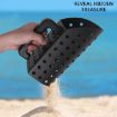 Metal Detector Shovel & Sand Scoop Set Digging Tool (Black) - 7