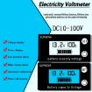 SUPNOVA DC 8-100V Battery Capacity Indicator Voltmeter Blue - 5