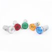 Mini Digital Display AC Voltmeter 60-500V, Open Hole 22mm White - 3
