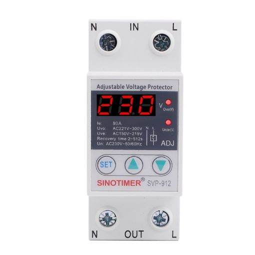 SINOTIMER SVP-912 Intelligent 80A Self-resetting Under-voltage Protector - 1