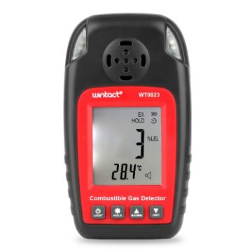 Wintact WT8823 Combustible Gas Leak Detector LCD Display Analyzer - 1