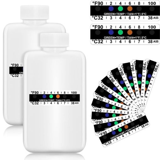 Portable Water Urine Detect Bottle Set - 12pcs (H01233) - 1