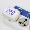 DM55-1 LCD AC Digital Voltmeter, 110V-300V, EU Plug, Voltage Meter - 6