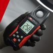 TASI TA630A Digital Lux Meter with Backlight LCD 0.1-200000LUX Tester - 2