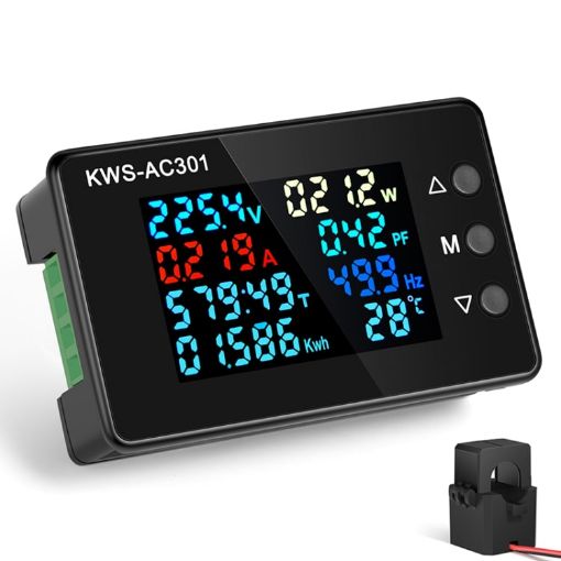 KWS-AC301L-100A 50-300V AC Digital Voltmeter with 485 Communication - 1
