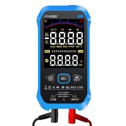 FNIRSI S1 High Precision Automatic Digital Multimeter - Blue - 1