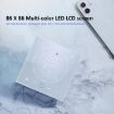 BHT-008GCL 95-240V AC Smart Home Boiler Heating Thermostat Black - 5