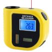 CP-3010 Yellow Ultrasonic Distance Measurer with Laser, 0.5-18m Range - 1