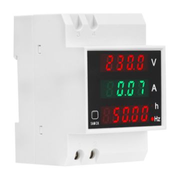 SINOTIMER SDM007 Din Rail AC Voltage Current Display Meter - 1