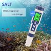 EZ-9909 5-in-1 Water Quality Detector: PH/Salinity/Temp/TDS/EC - 6