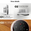 Smart LED Thermostat WiFi, BHT-6001GALW 95-240V AC 5A (Black) - 7