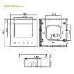 Smart Home 220V WiFi Thermostat BHT-2002GBLM Black - 5