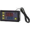 12V Microcomputer Digital Display Thermostat, Red & Blue Display - 2
